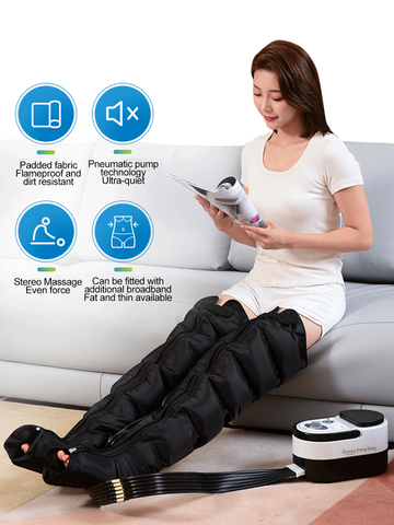 Thigh Air Compression Pressure Massager,Relieve Varicose Veins,Promote Blood Circulation,Relieve Thrombus,Leg Massager Machine
